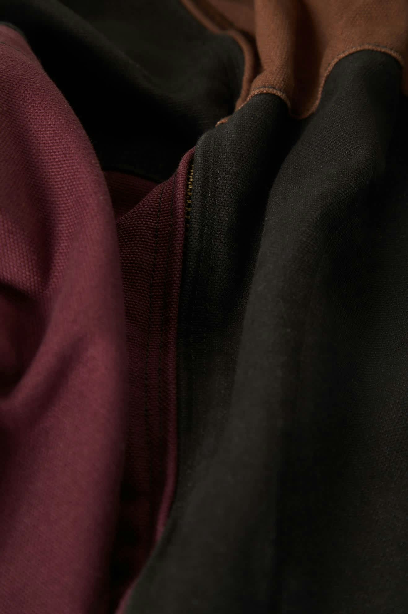 Mechanic Women's Garage Jacket - Port/Black/Pinecone Brown - Image 9